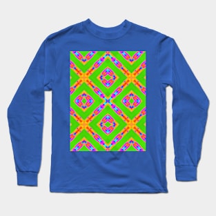 Spring Color Diamond Explosion Long Sleeve T-Shirt